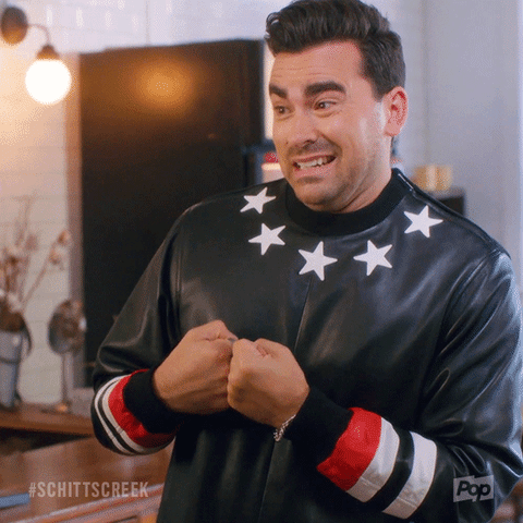 Stressed Dan Levy GIF by Schitt's Creek