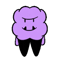 itsabubblegum halloween scary scared expression Sticker