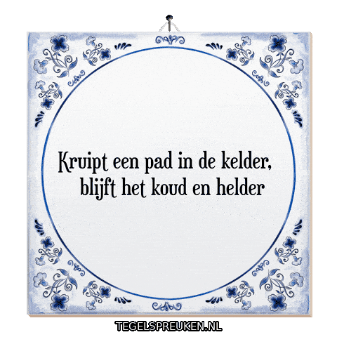 Humor Spanning Sticker by Tegelspreuken.nl