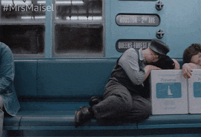 Rachel Brosnahan Subway GIF by The Marvelous Mrs. Maisel