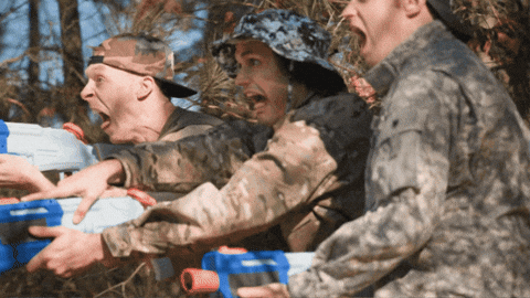 OfficeJoeDJM giphygifmaker scream war paint GIF