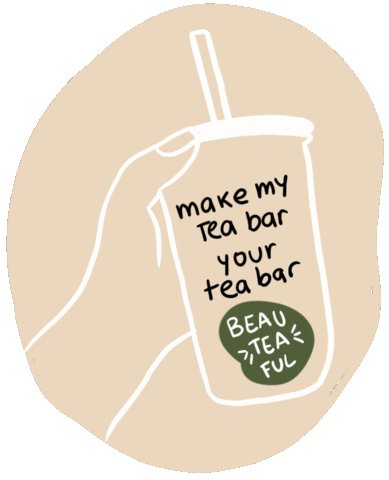 myteabar giphyupload tea myteabar my tea bar Sticker