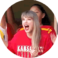 Taylor Swift Yes Sticker by NFL