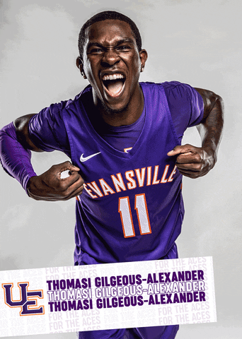 Purple Aces Evansville GIF by UE Athletics