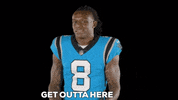 Get Out Of Here North Carolina GIF by Carolina Panthers
