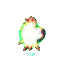 Glow Red Bull Sticker by Playz