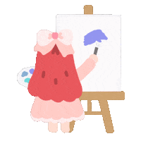 moohanlab drawing draw painting paint Sticker