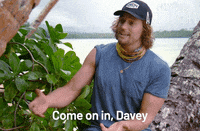 David Come On In GIF by Australian Survivor