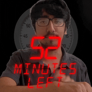 52 minutes left
