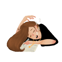 Sleepy Good Night My Love Sticker
