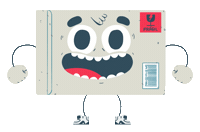 happy animation Sticker by Yimbo