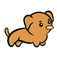Sad Sausage Dog Sticker