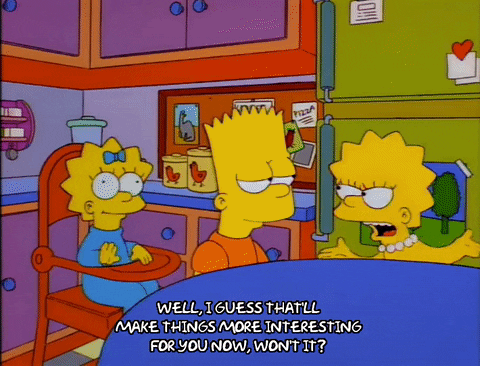 bart simpson lisa GIF