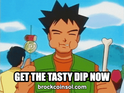 BrockOnSol giphygifmaker food pokemon lets go GIF
