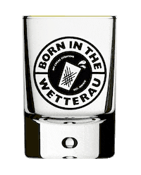 BORN_IN_THE_WETTERAU prost hessen schnaps apfelwein Sticker