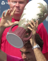 Happy Roger Federer GIF by Tennis TV