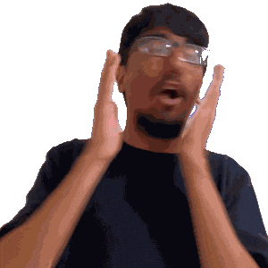 Scared Shock Sticker