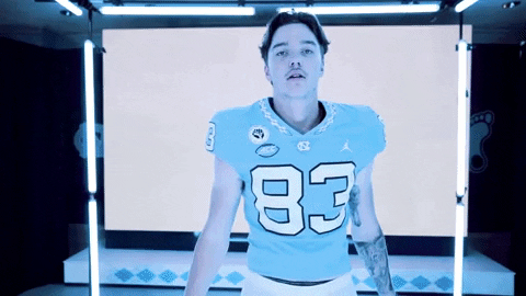 North Carolina Football GIF by UNC Tar Heels