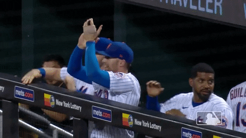 Happy Brandon Nimmo GIF by New York Mets