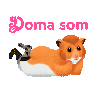 Hamster Socks Sticker by Dedoles