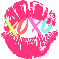 Love You Kiss Sticker