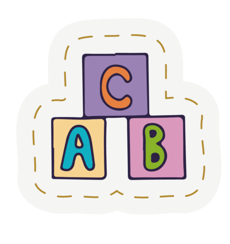 MiBrontosaurioAzul giphyupload abc niños juguetes Sticker