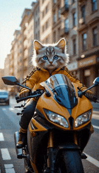 Cats Motos GIF