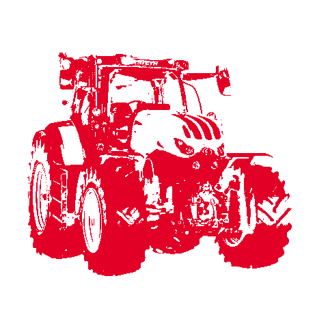 STEYR-TRAKTOREN giphyupload wiggle tractor rot Sticker