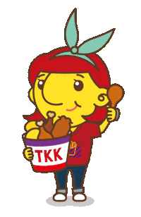 TKKinc taiwan fastfood friedchicken sweetpotato Sticker