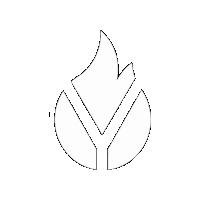 SaltLakePowerYoga fire yoga flame slc Sticker