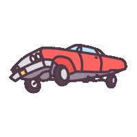 good friday car Sticker by Made in the Pile