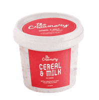thecreameryeg ice cream the creamery ice cream for breakfast cereal milk Sticker