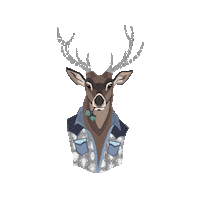 LilaLotta funny animal forest wild Sticker