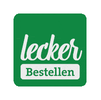 leckerbestellen online tasty lecker deliver Sticker