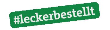 leckerbestellen online tasty lecker deliver Sticker