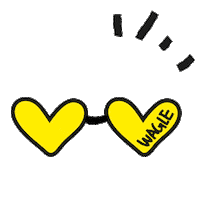 Happy Sunglasses Sticker by waglei