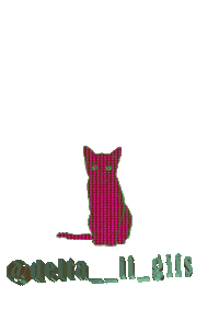 Black Cat Good Luck Sticker by Delta__Li