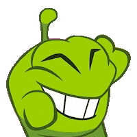 Teeth Smile Sticker by Om Nom