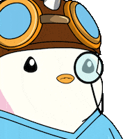 So What Deal With It Sticker by Pudgy Penguins