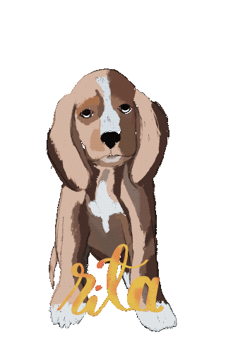 isabelatierradentro dog tongue plane procreate Sticker