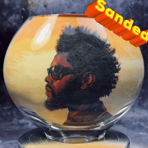 The Weeknd Sandart GIF