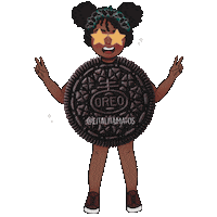 Oreo Negra Sticker