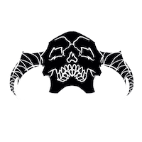 Skull Dnd Sticker