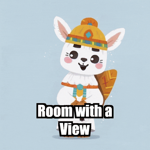 Room With A View Travel Diary GIF by Llamaozi