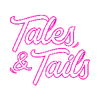 pink logo Sticker by Tales&Tails
