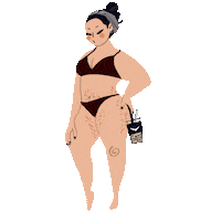 womany girl beauty woman power Sticker