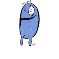 Happy Creature Sticker by Skroove