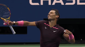 Rafael Nadal Celebrates