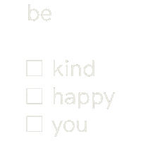 Be Happy Love Yourself Sticker by Simply Suzette