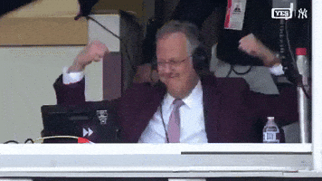 Flexing Michael Kay GIF by YES Network